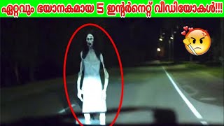 5 Scary Videos On Internet😱  Mystery Facts Malayalam  Razin Visuals [upl. by Etnovad337]