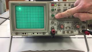 Réglage dun oscilloscope [upl. by Euqinue]