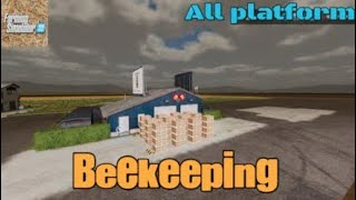 Beekeeping  New mod for all platforms on FS22 [upl. by Nilo12]