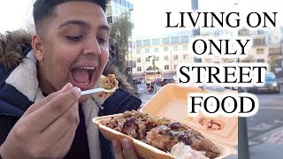 Living on JUST Street Food in London 3 London Hacks [upl. by Adelaide]