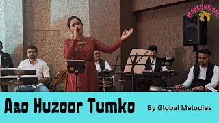 Aao hujoor tumko  Kismat  Live performance  O P Nayyar  Asha Bhosle  Global Melodies [upl. by Rehtae972]