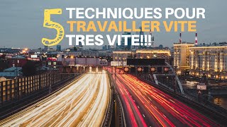 5 techniques de productivité pour travailler comme un génie [upl. by Fife]