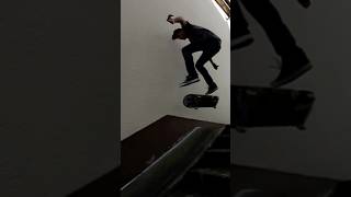 Big Flip into the Bank love skateboarding life downhill  subscribe art speed go kickflip [upl. by Cary]