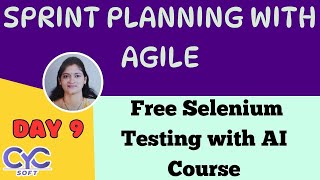 Sprint Planning With Agile Software Testing Coaching In Kukatpally Testing Classes Online CYCSOFT [upl. by Hole647]