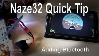 Naze32 Quick Tip – Adding Bluetooth HC06 module [upl. by Suiravad868]