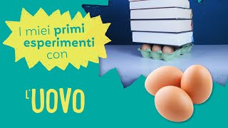 Esperimenti con luovo per bambini  Il laboratorio dei piccoli scienziati  Editoriale Scienza [upl. by Aramoj]