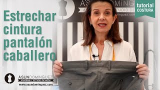 Coser Estrechar cintura pantalón de caballero paso a paso muy fácil [upl. by Lenzi]