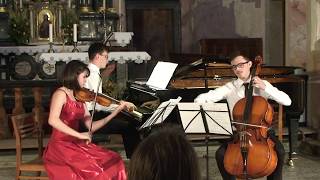 Antonín Dvořák Humoresque  Trio Rupnik [upl. by Anirazc]