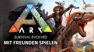 ARK mit Freunden spielen 🦖 Nitrado Tutorial [upl. by Kevon961]