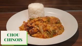 CHOU CHINOIS SAUTÉ AVEC DU POULET  RECETTE FACILE ET RAPIDE [upl. by Shiverick]