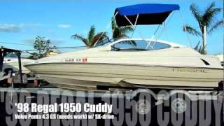 1998 Regal 1950 LCS Cuddy  Boats International [upl. by Addiel208]