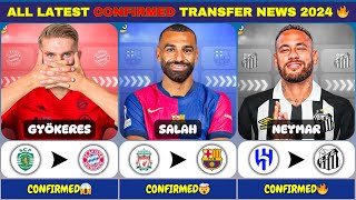 ALL LATEST CONFIRMED TRANSFER NEWS 2024 ✅🔥 [upl. by Iline]