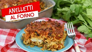 Anelletti al forno ricetta della pasta al forno siciliana [upl. by Siramed746]