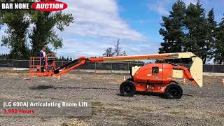 JLG 600AJ Articulating Boom Lift [upl. by Esiahc]