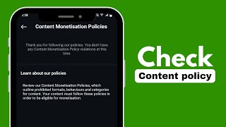 Instagram par content monetization policy kaise check karen [upl. by Friedman]