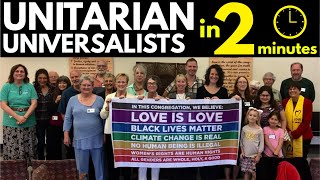 Unitarian Universalists Explained in 2 Minutes [upl. by Okkin]