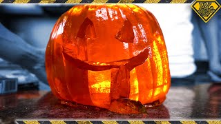 Giant Gummy Pumpkin Can You Eat it All at Once [upl. by Galatia452]