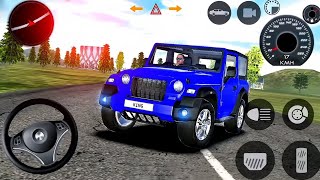 Dollar song modified mahindra blue tharindian car stimulator 3d game android gameplay 📲 [upl. by Annorah]