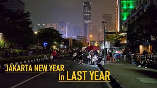 Mid Night at MRT Jakarta ❗NEW YEAR in LAST YEAR 2023❗❕ Jakarta New Years Eve [upl. by Celene487]