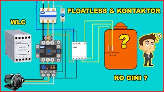 CARA PASANG FLOATLESS RELAY KONTAKTOR DAN OVER LOAD [upl. by Atsedom383]