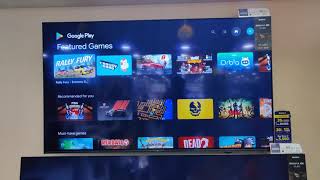 How to open the Google play store on Sony Google TV [upl. by Brockwell]