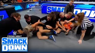 Ronda Rousey and Liv Morgan brawl after Natalya falls to Rousey  WWE on FOX [upl. by Bhatt]