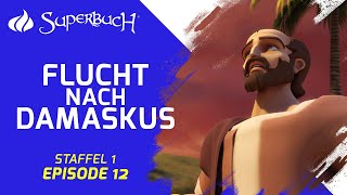 Paulus  Flucht nach Damaskus – Die Geschichte von Paulus  Superbuch Staffel 1 Folge 12 [upl. by Eylhsa]