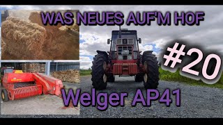 Neuste Errungenschaft Welger AP41 HD Presse  Spritztour IHC 1055 [upl. by Nitsug]