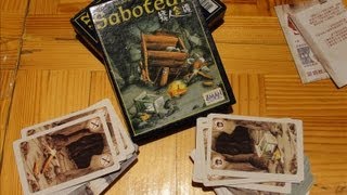 Обзор настольной игры Saboteur неоригинал  Boardgame Saboteur non original review [upl. by Wagshul36]