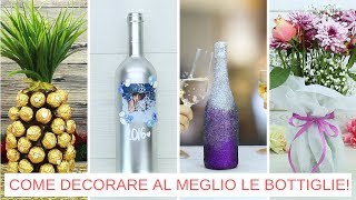 5 modi per decorare le bottiglie da regalo [upl. by Vernor618]