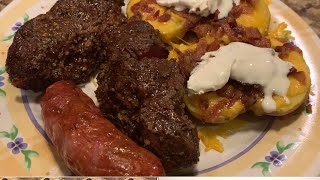 How to Air Fry a Top Sirloin or Flat Iron Steakplus a Bonus Tip [upl. by Nuzzi]