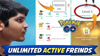 😳 Get Unlimited Active Friends in Pokemon go  New 100 working trick  Pgsharp New update 😍 [upl. by Alleram]