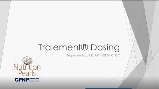 August 2021 NASPGHAN Pearl Tralement Dosing [upl. by Neeka]