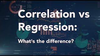 Correlation vs Regression Whats the difference [upl. by Laniger]