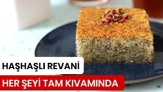 Haşhaşlı Revani Tarifi  TAM KIVAMINDA [upl. by Eluk]