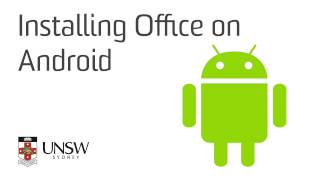 Installing Office on Android [upl. by Pell147]