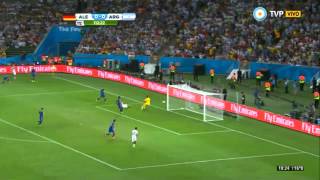 Gol de gotze Alemania 10 argentina [upl. by Nedia]