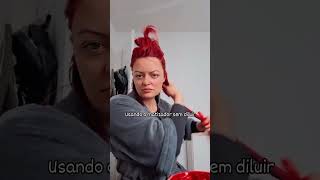 USANDO O MATIZADOR SEM DILUIR 🥰 cabelocolorido vermelhoariel dicasdecabelo cabelovermelho [upl. by Inga]