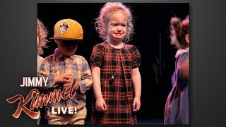 Jimmy Kimmels Daughter Cried at Holiday Performance [upl. by Naman537]