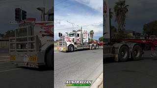 Kenworth T908 road train turning [upl. by Wohlen]