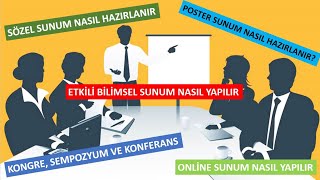 Bilimsel kongre konferans sempozyumlara katılma bildiri gönderme ve etkili sunum [upl. by Anyala]