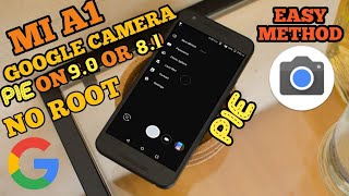 how to install gcam in mi a1 without root in Android pie 90 or oreo 81  No data wipe [upl. by Eselahs]