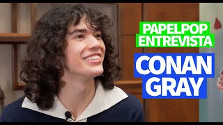 ENTREVISTA Conan Gray fala de amizade com Olivia Rodrigo show no Brasil e músicas tristes [upl. by Harak]