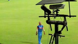 Shikhar Dhawan dance on Field and doing gabbar style move [upl. by Harragan700]