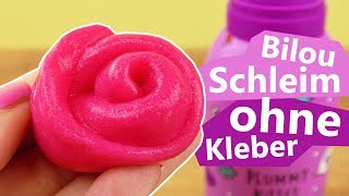 Bilou Slime OHNE Kleber  Pinken Schleim selber machen  Super einfach mit Bilou Plummy Kiss [upl. by Eiramanig]