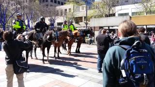 May Day protesters confront Seattle Police [upl. by Melanie875]