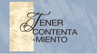 Tener Contentamiento  Pastor David Koop [upl. by Natsirc]