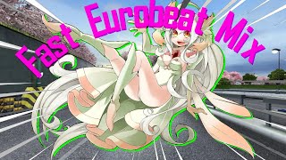 Fast Eurobeat Mix Chi Pa Pa Chi Pa Pa Car Goes Vroom Vroom Chi Pa Pa Puru puru puru♪ [upl. by Alguire805]