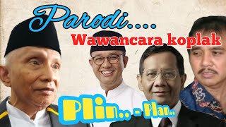 PARODI NGAKAK  OBROLAN AMIN RAIS ANIS BASWEDAN MANFUD MD DAN ROY SURYO DENGAN NETIZEN [upl. by Dich]