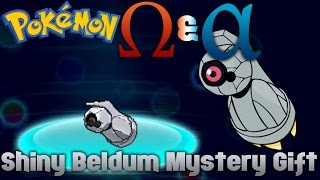 Pokémon Omega Ruby amp Alpha Sapphire  Shiny Beldum Mystery Gift [upl. by Ralleigh]